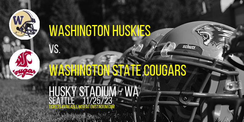 Washington Huskies vs. Washington State Cougars at Husky Stadium - WA