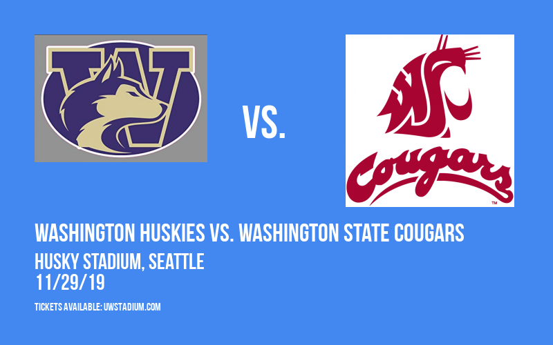 Washington Huskies vs. Washington State Cougars at Husky Stadium