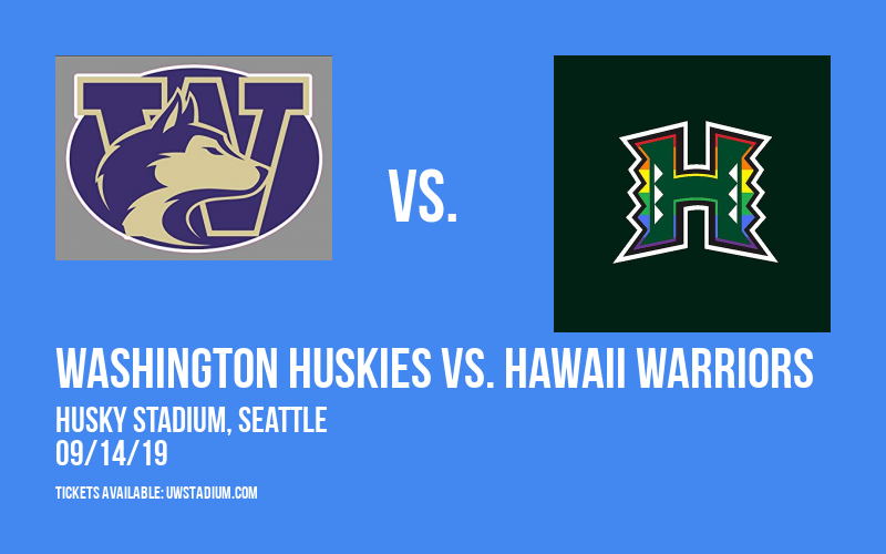 Washington Huskies vs. Hawaii Warriors at Husky Stadium