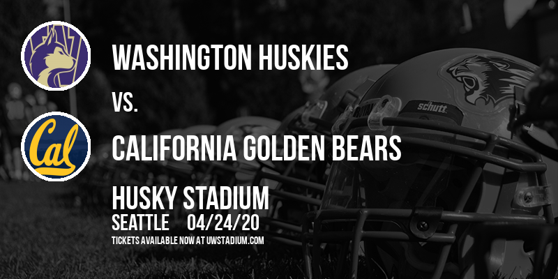 Washington Huskies vs. California Golden Bears at Husky Stadium