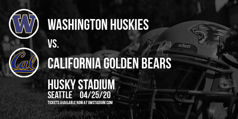Washington Huskies vs. California Golden Bears at Husky Stadium