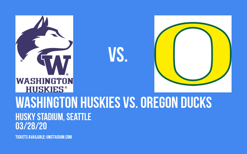 Washington Huskies vs. Oregon Ducks at Husky Stadium